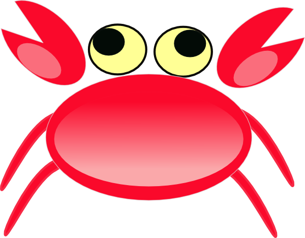 Red Crab Clip Art At Clker Com   Vector Clip Art Online Royalty Free    