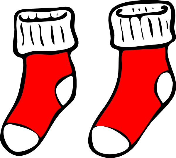 Red Socks Clip Art At Clker Com   Vector Clip Art Online Royalty Free