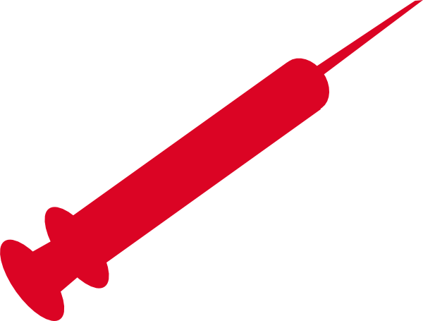 Red Syringe Clip Art At Clker Com   Vector Clip Art Online Royalty