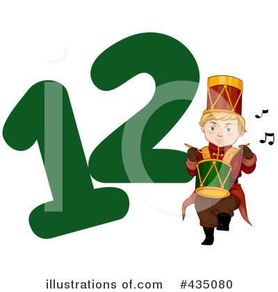 Royalty Free  Rf  Twelve Days Of Christmas Clipart Illustration By Bnp