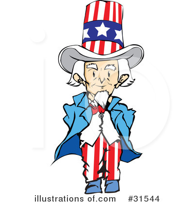 Royalty Free  Rf  Uncle Sam Clipart Illustration  31544 By Platyplus