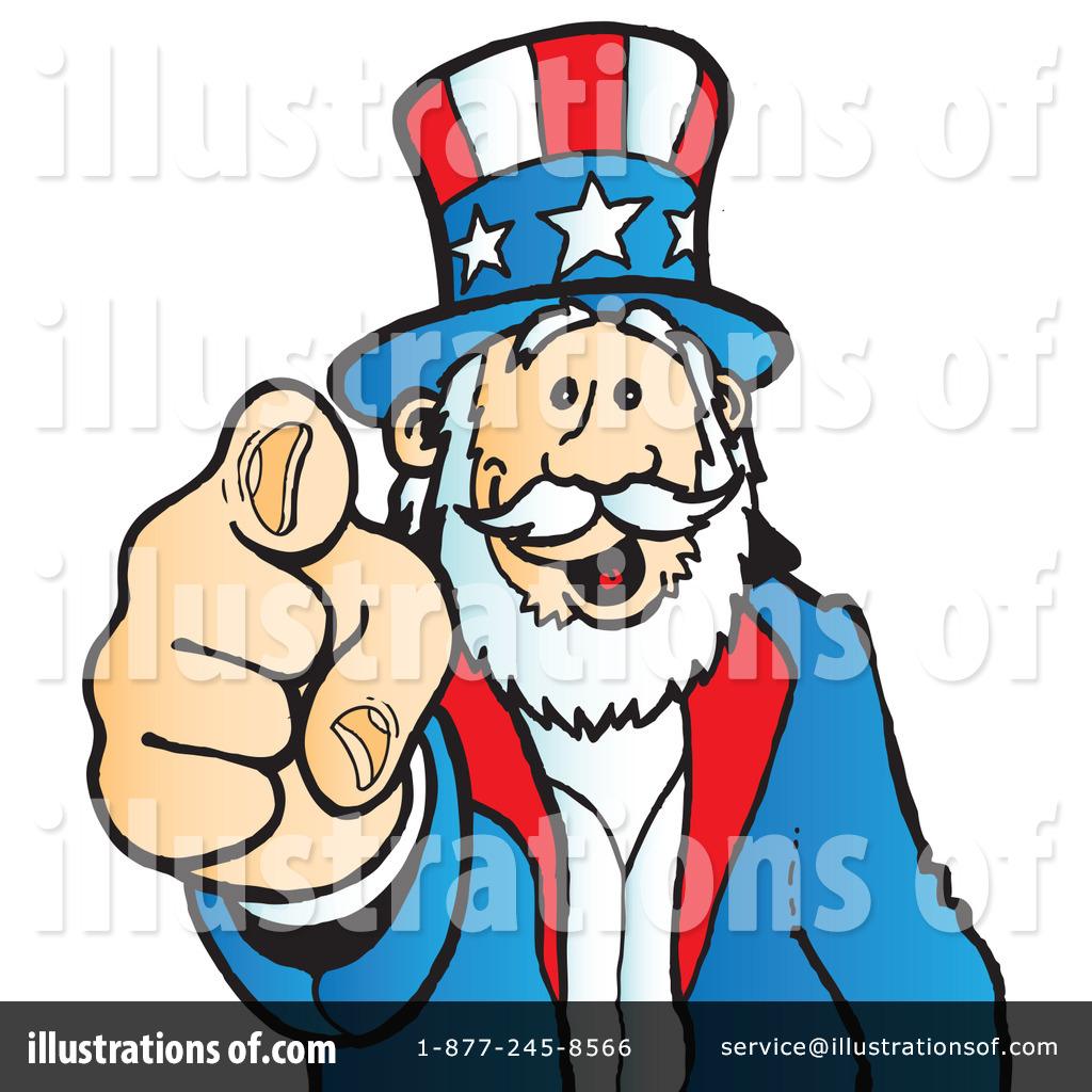 Royalty Free  Rf  Uncle Sam Clipart Illustration By Snowy   Stock