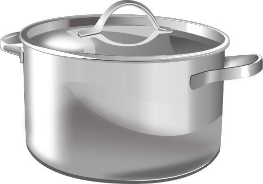 Silver Pot    Household Kitchen Pots Pans Large Silver Pot Png Html