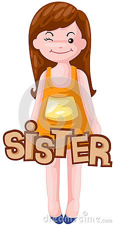Sister Clipart Letter Sister 28599508 Jpg