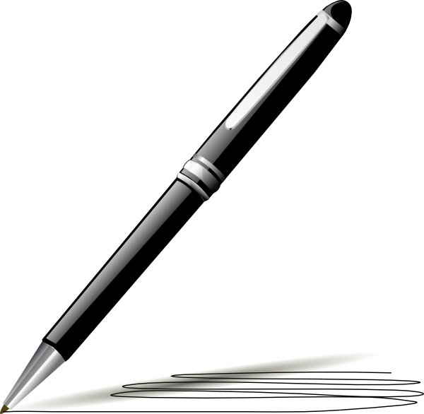 Stylish Pen Clip Art At Clker Com   Vector Clip Art Online Royalty