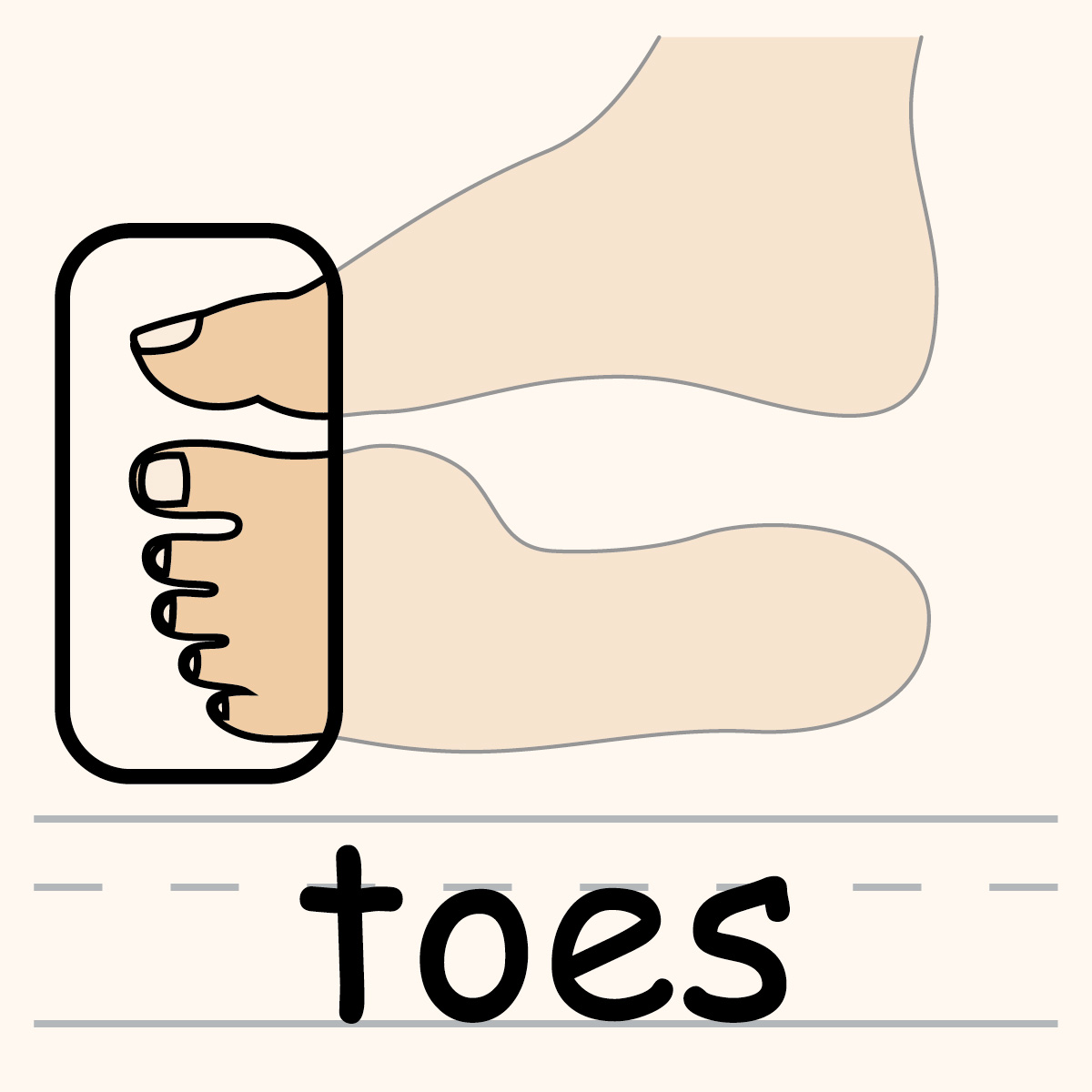 Toes Clip Art