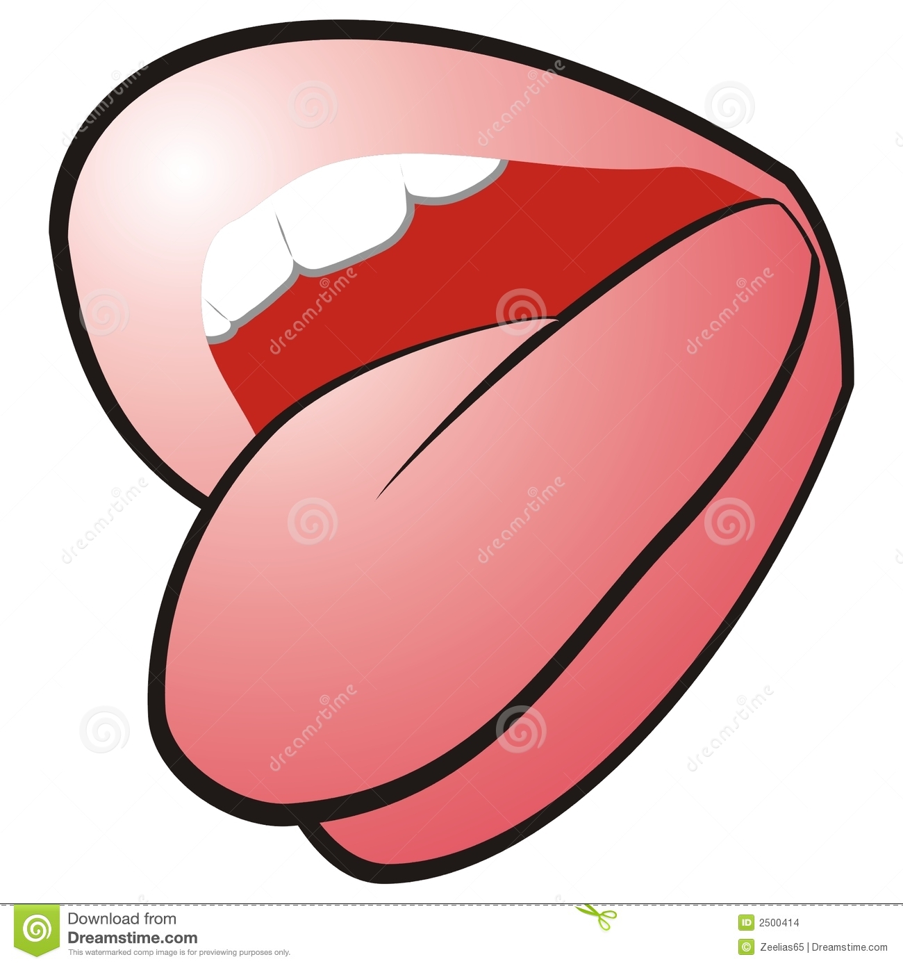 Tongue Clipart Mouth Tongue 2500414 Jpg