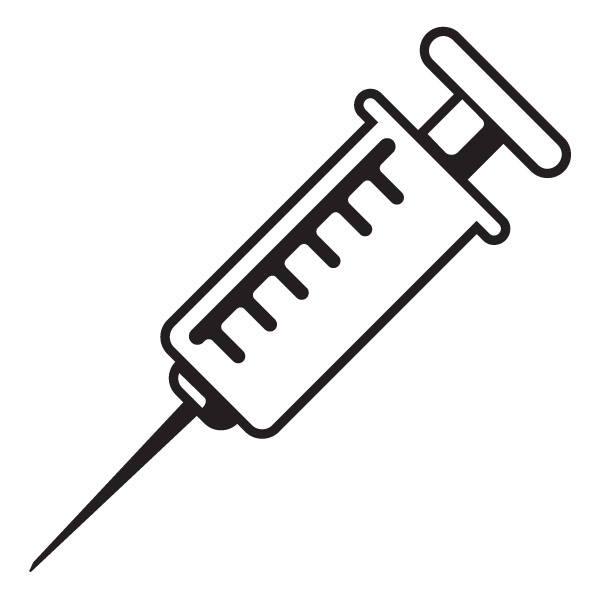 Vaccine Syringe Medical Clip Art For Custom Products   Gifts