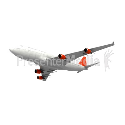 Commercial Airplane Angle   Science And Technology   Great Clipart For