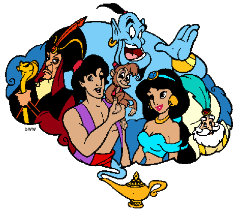 Disney Clipart   Wikki Aladdin