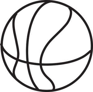 Free Basketball Clipart Black And White   Clipart Panda   Free Clipart    