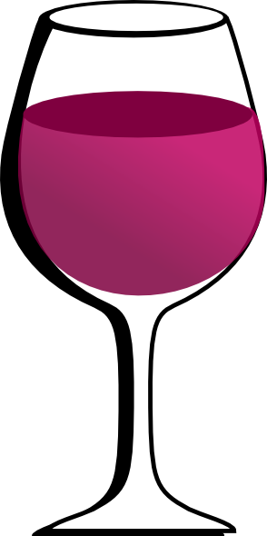 Glass Of Wine Clip Art At Clker Com   Vector Clip Art Online Royalty