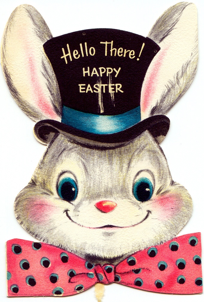 Hats Off To Yah Easter Bunny   Clip Art Ephemera Printables   Pintere