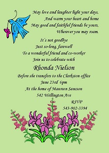 Moving Away Quotes For Friends Going Away Party Invitation