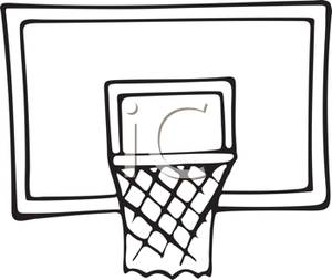 Net Clip Art Black And White Basketball Net Clipart Black And White    