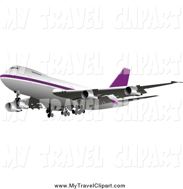 Royalty Free Clipart Of A Commercial Airplane This Airplane Stock