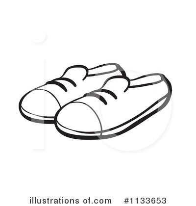 Shoes Clipart  1133653 By Colematt   Royalty Free  Rf  Stock