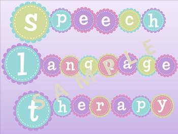 Speech Language Pathologist Designs   Clip Art