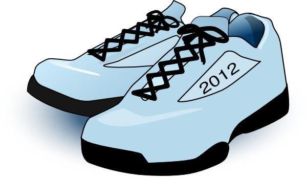 White Trainers Clip Art At Clker Com   Vector Clip Art Online Royalty    