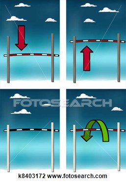Clip Art   High Jump Bar  Fotosearch   Search Clipart Illustration