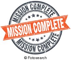 Mission Complete Clipart And Illustrations