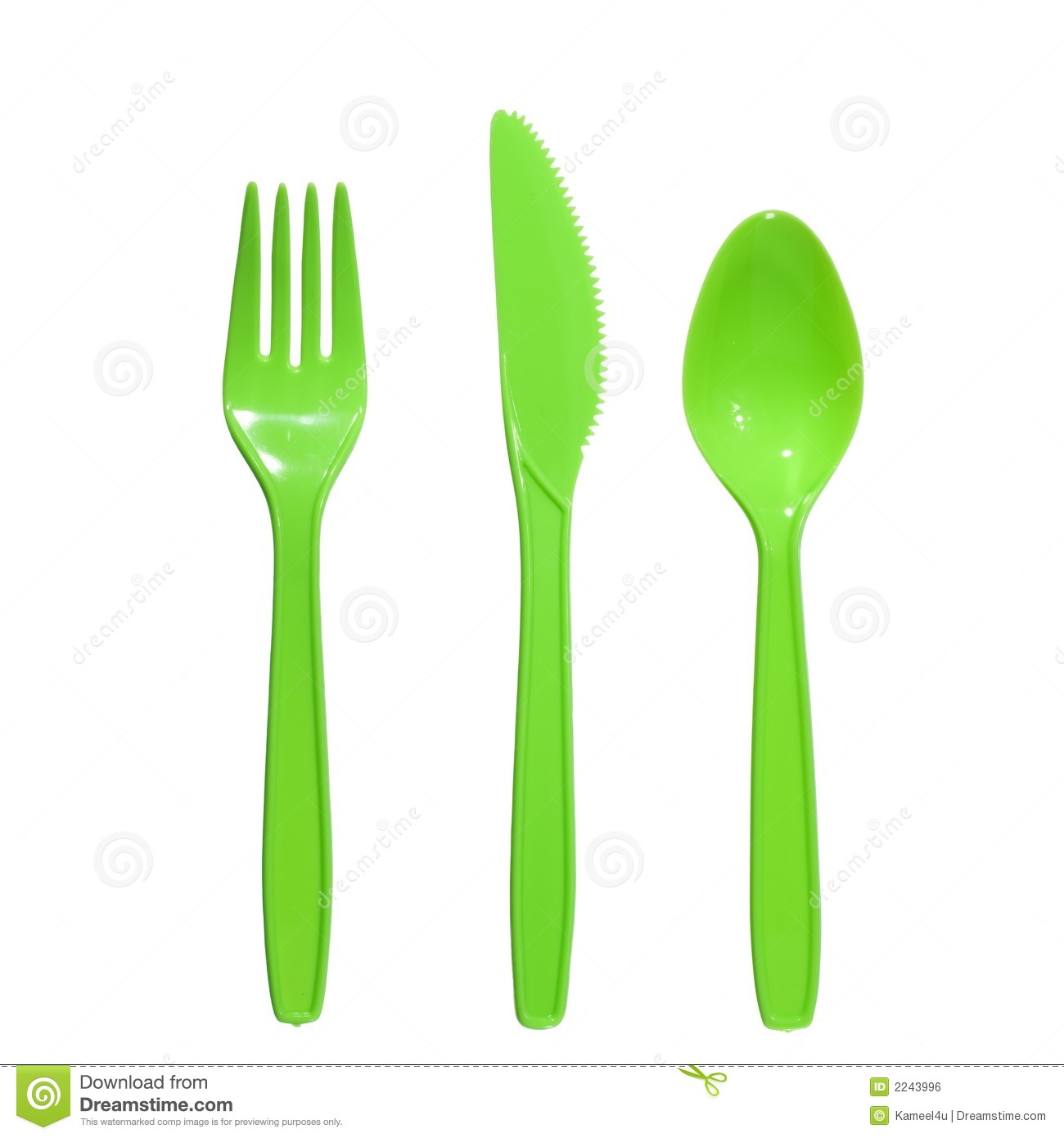 Plastic Fork Knife Spoon Royalty Free Stock Image   Image  2243996