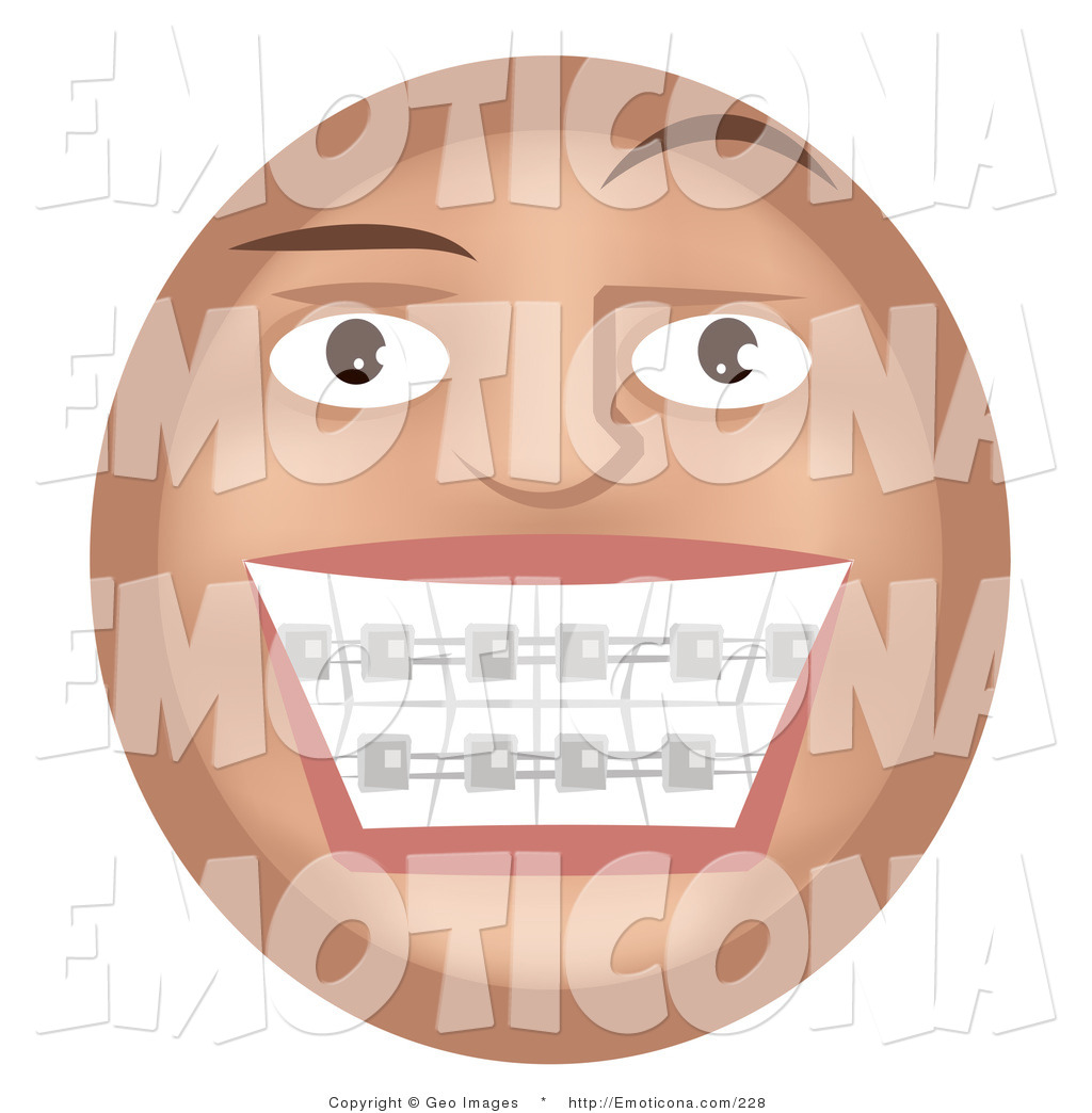 Royalty Free Stock Emoticon Clipart Of Tan Smileys
