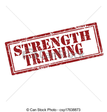 Strength Training Clip Art Strength Training Stamp Stock