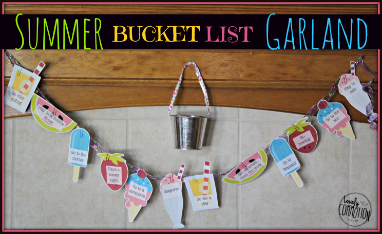 Summer Bucket List Clipart Summer Bucket List Garland Png