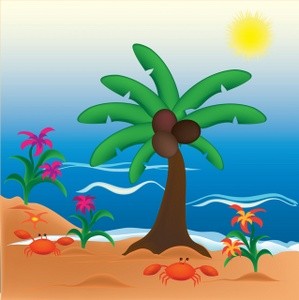 Tropical Palm Tree Clipart Palm Tree Clip Art Cartoon Free Palm