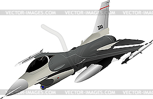 Air Force Jet Fighter   Vector Image