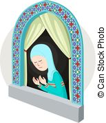 Arabic Girl Praying Inthe Wi   Arabicmoslem Girl Praying In   