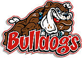 Bulldog Mascot Cartoon Face Cute Smirking Bulldog Face