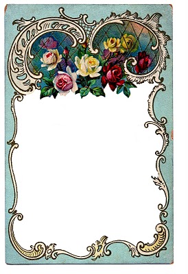 Clip Art   Beautiful Winter Scene   French Frame   The Graphics Fairy