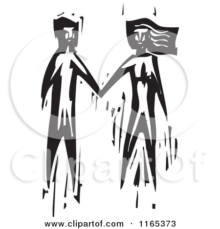 Clipart Couple Holding Hands Couple Holding Hands Black And