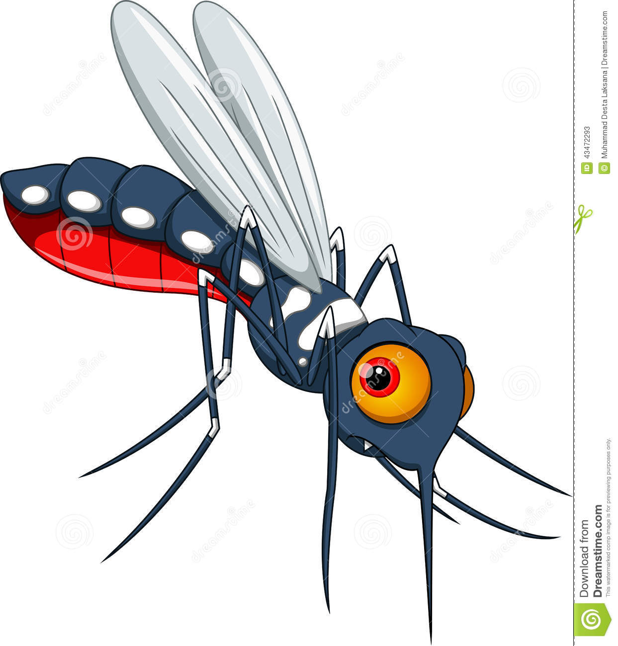 Cute Mosquito Clipart Cute Mosquito Cartoon Stock Illustration   Image