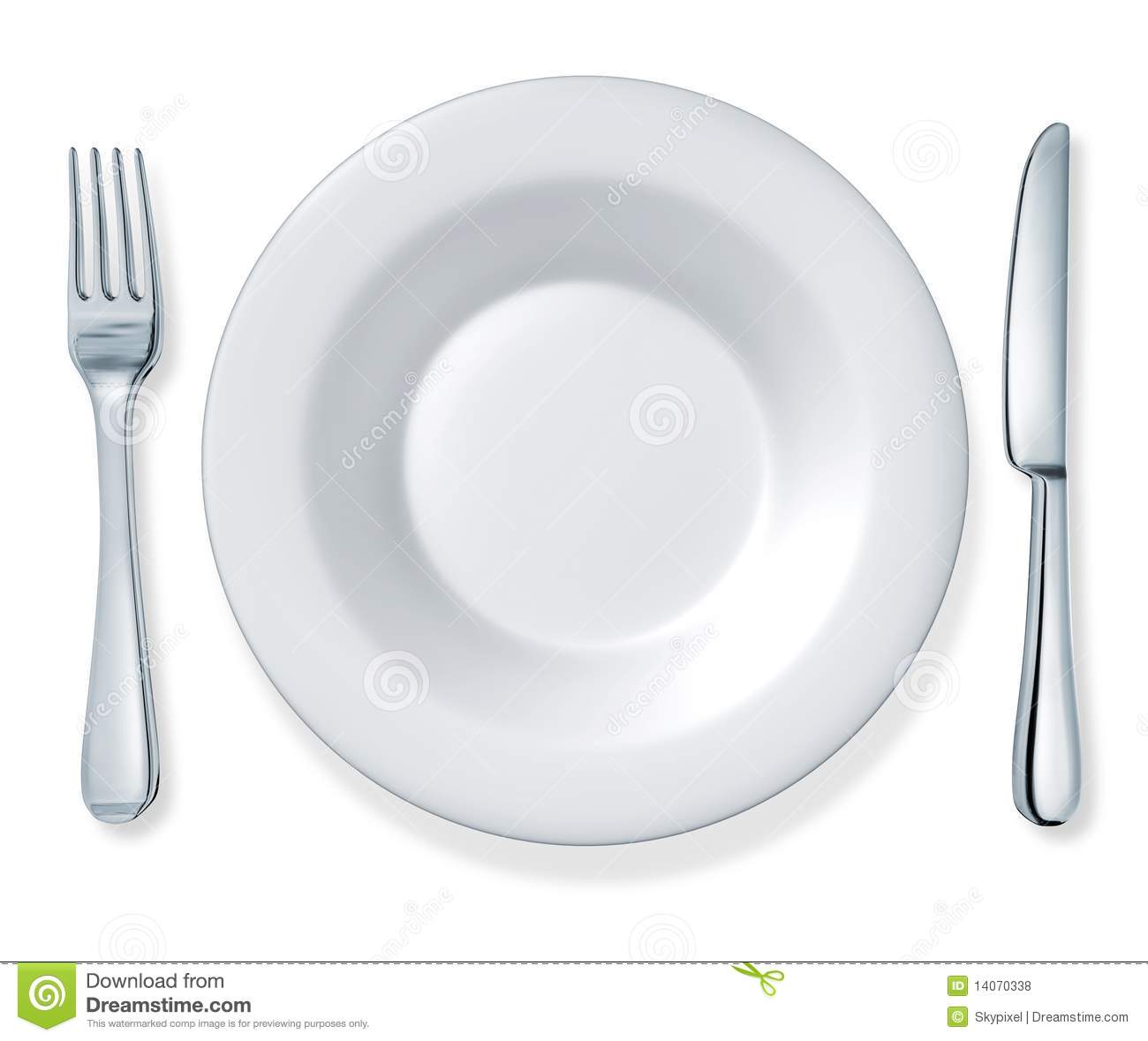 Dinner Knife Clipart Fork And Knife Dinner Plate