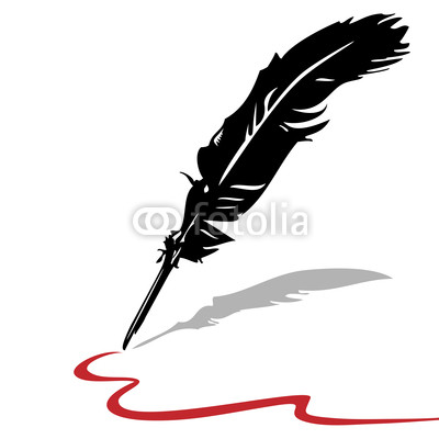 Feather Ink Pen Clipart Feather Pen Ink Calligraphic