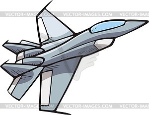 Fighter Aircraft   Vector Clip Art