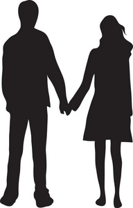 Holding Hands Clipart Image   Couple Holding Hands