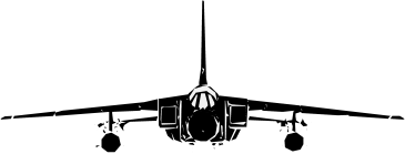 Image  Military Clipart   Air Force   F4 Phantom Head On View