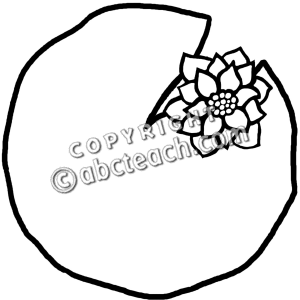Lily Pad Clipart Black And White   Clipart Panda   Free Clipart Images