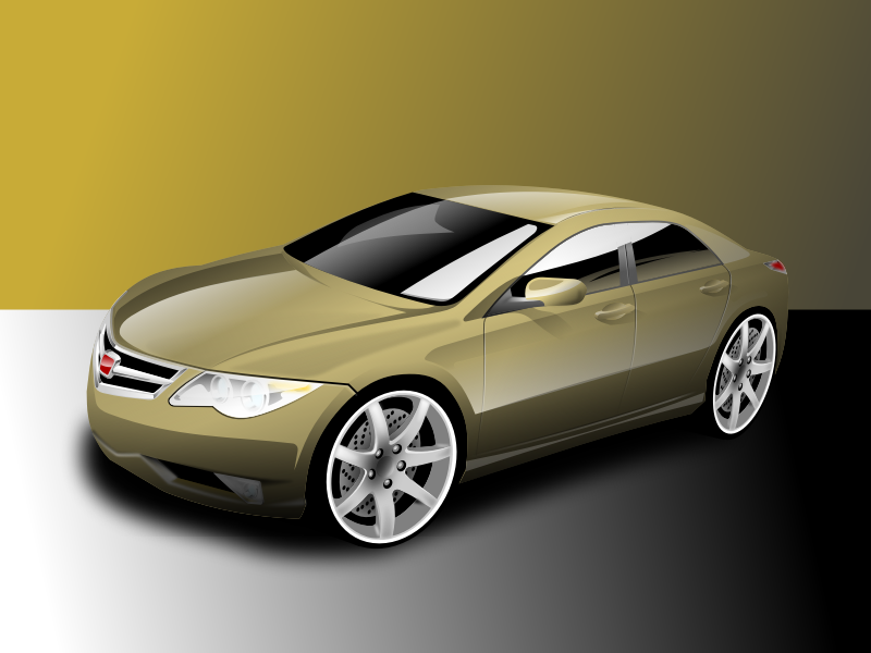 Nice Yellow Car By Hakim   A Photorealistic Car 