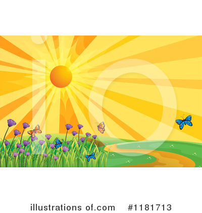 Royalty Free  Rf  Sunset Clipart Illustration By Colematt   Stock