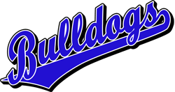 Team Pride  Bulldogs Team Script Logo