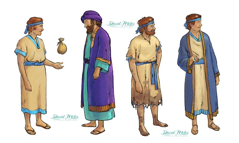 And Father Images For The Prodigal Son From Illustrator David Miles