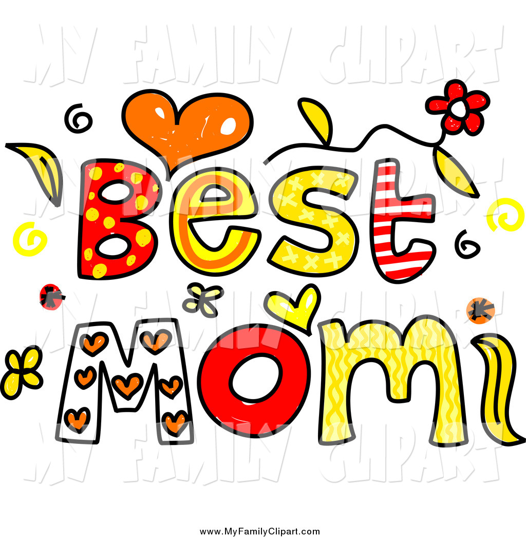 Clip Art Of Whimsy Best Mom Words By Prawny    811