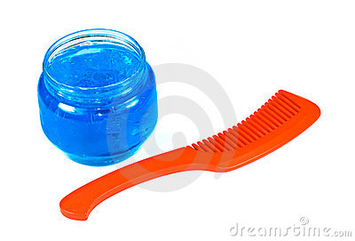 Comb And Gel On Hair Stock Photography   Image  11608722