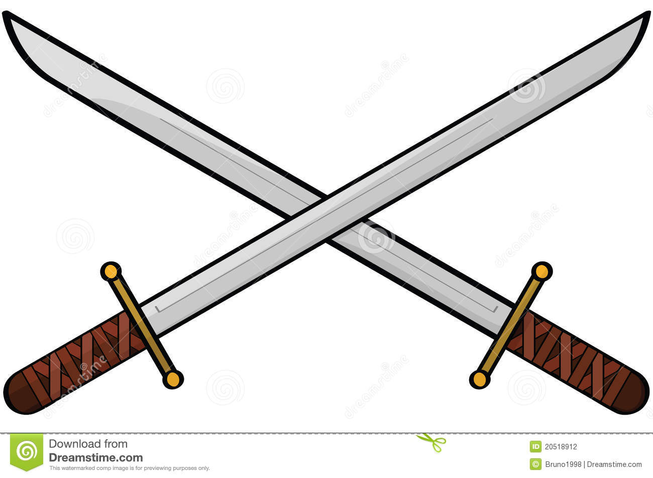 Crossed Sword Clipart Swords