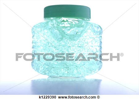 Hair Gel   W Clipping Path View Large Photo Image